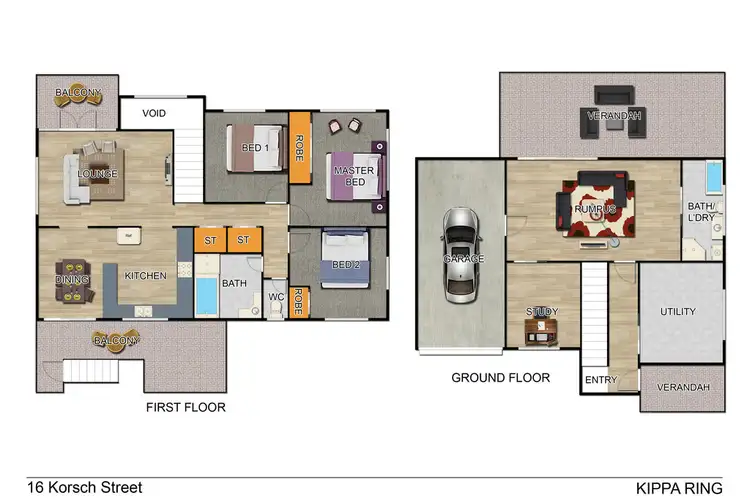 Floorplan of Homely house listing, 16 Korsch Street, Kippa-ring QLD 4021