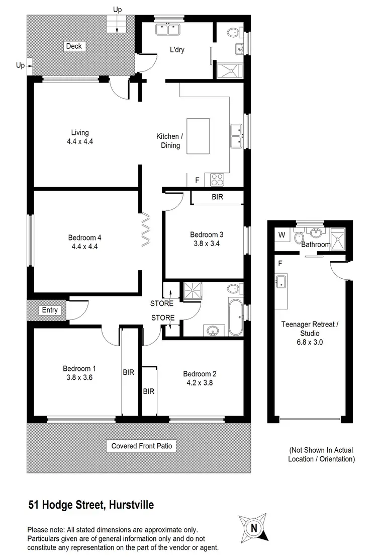 Floorplan of Homely house listing, 51 Hodge Street, Hurstville NSW 2220