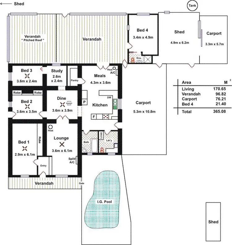 Floorplan of Homely house listing, 3 Folland Avenue, Willaston SA 5118