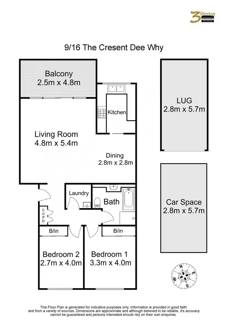 Floorplan of Homely apartment listing, 9/16 The Crescent, Dee Why NSW 2099