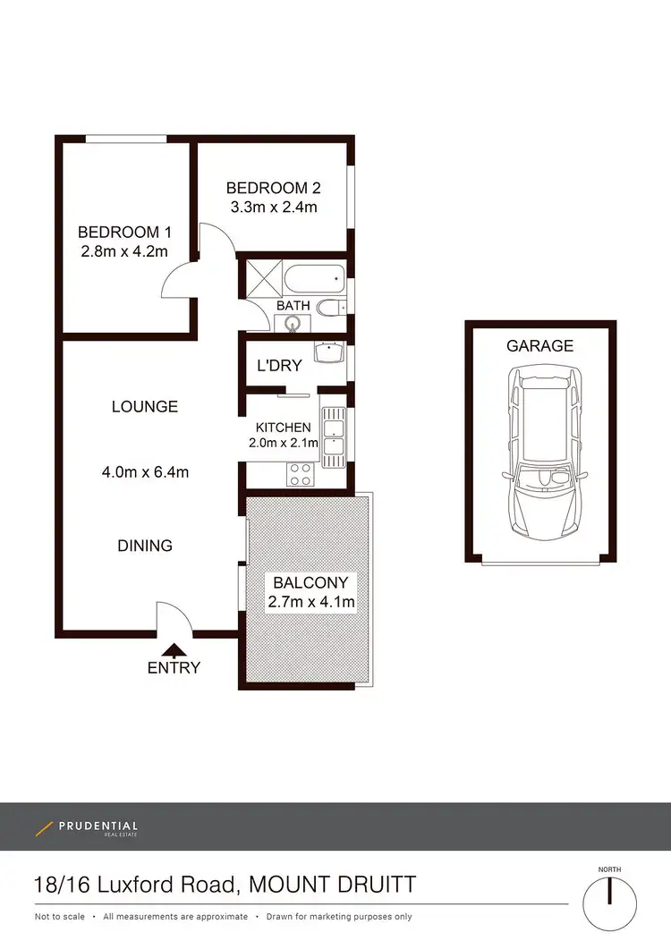 Floorplan of Homely unit listing, 18/16 Luxford Road, Mount Druitt NSW 2770