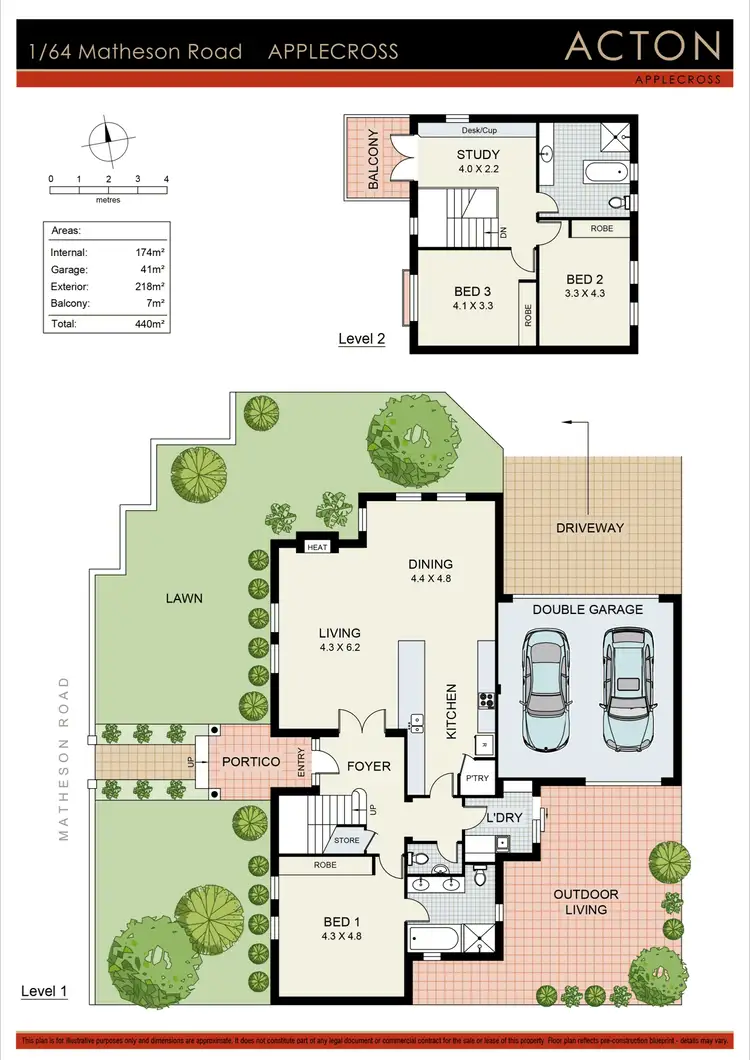 Floorplan of Homely house listing, 1/64 Matheson Road, Applecross WA 6153