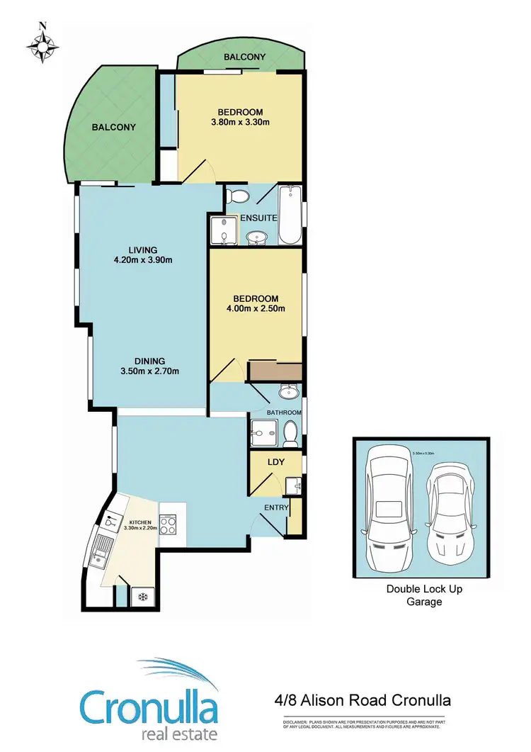 Floorplan of Homely unit listing, 4/8 Allison Rd, Cronulla NSW 2230