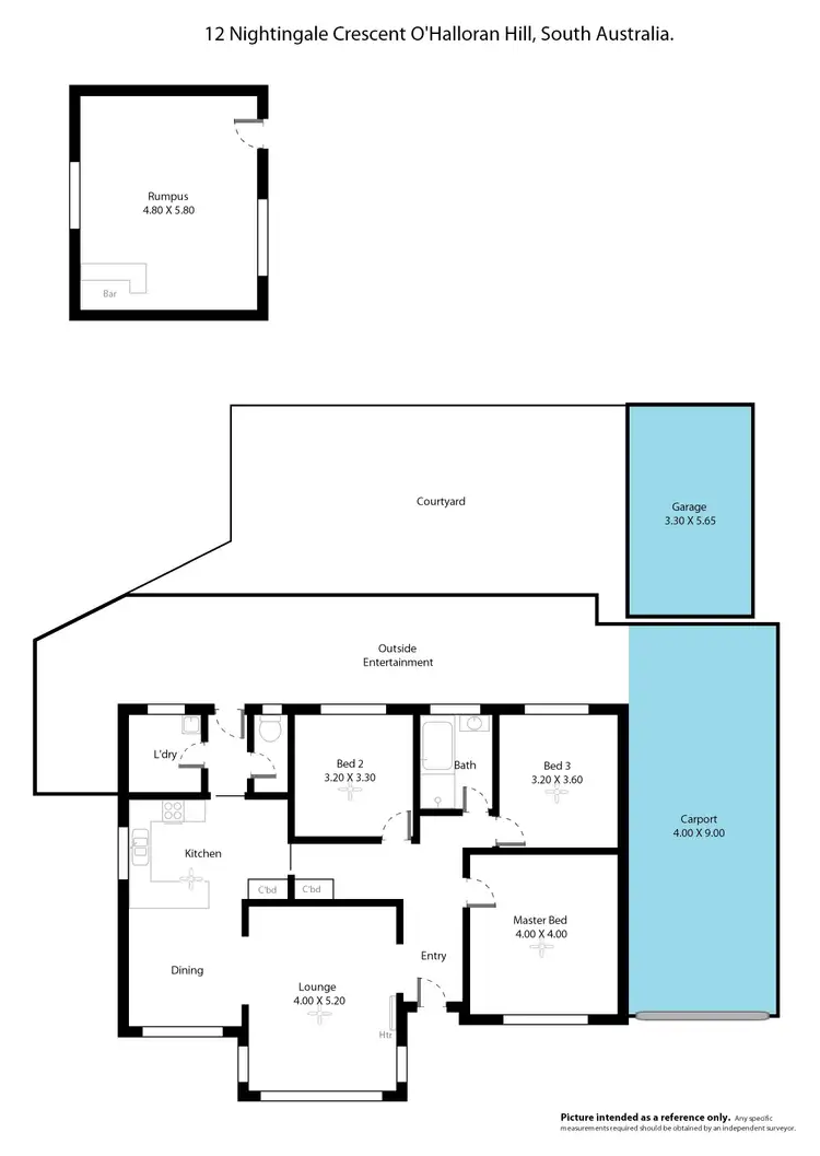 Floorplan of Homely house listing, 12 Nightingale Crescent, O'halloran Hill SA 5158
