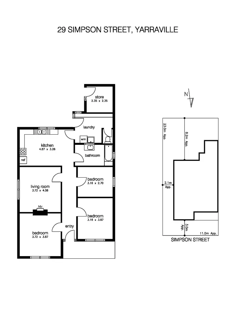 Floorplan of Homely house listing, 29 Simpson Street, Yarraville VIC 3013
