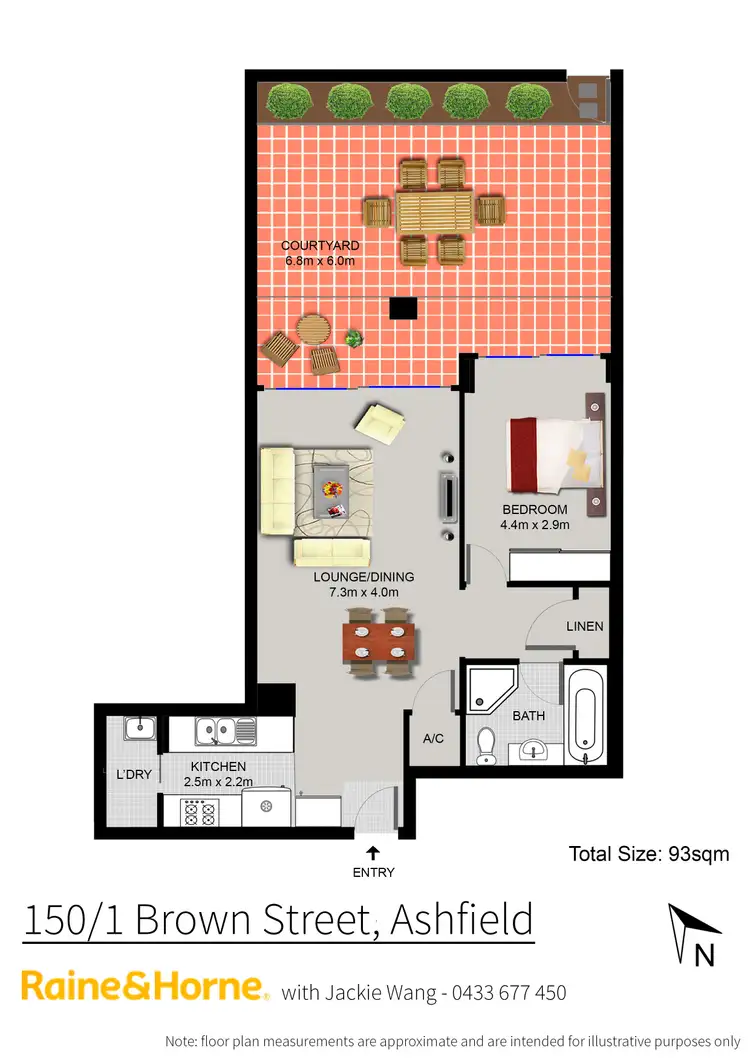 Floorplan of Homely unit listing, 150/1 Brown Street, Ashfield NSW 2131