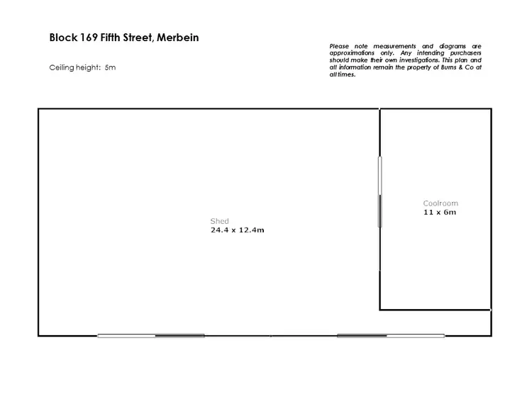 Floorplan of Homely land listing, Blk 169 Fifth Street, Merbein VIC 3505