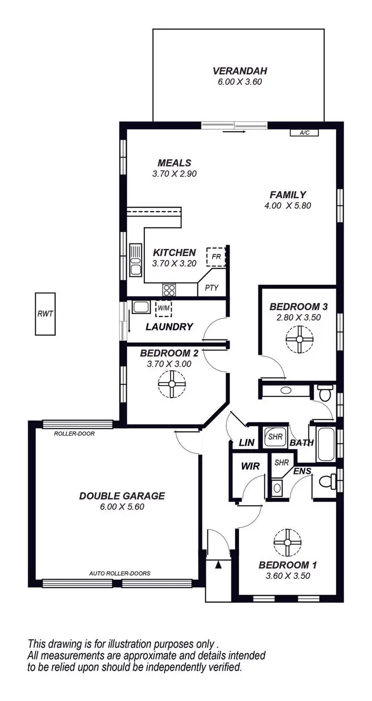 Floorplan of Homely house listing, 6 SIENNA COURT, Aldinga Beach SA 5173