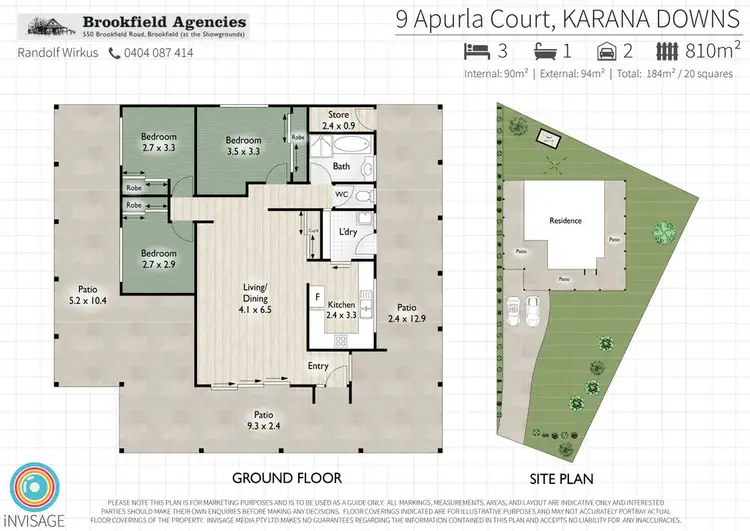 Floorplan of Homely house listing, 9 Apurla Court, Karana Downs QLD 4306