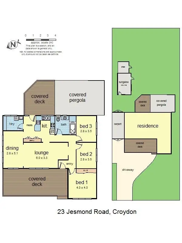 Floorplan of Homely house listing, 23 Jesmond Road, Croydon VIC 3136