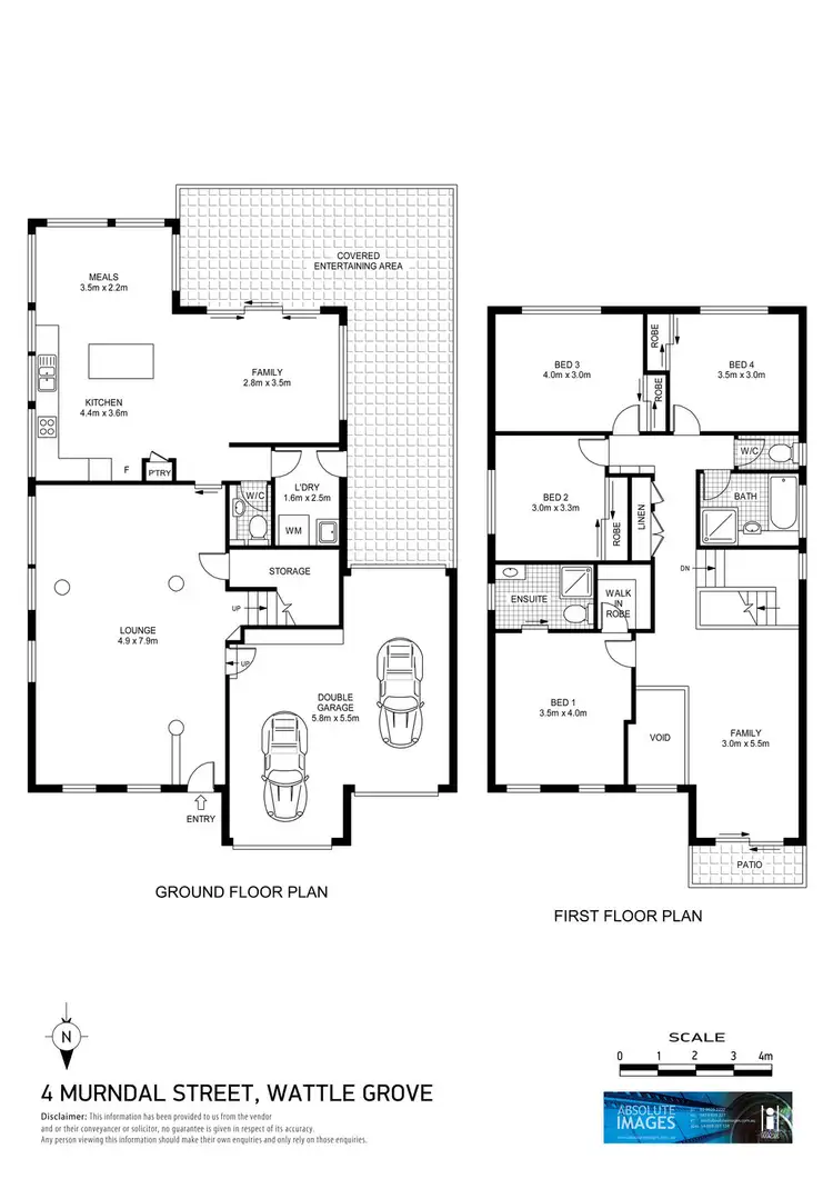 Floorplan of Homely house listing, 4 Murndal Court, Wattle Grove NSW 2173