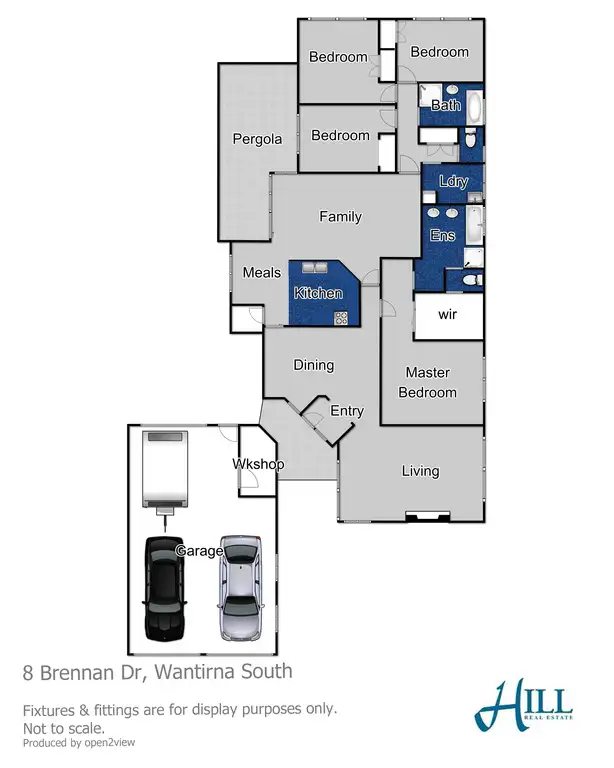 Floorplan of Homely house listing, 8 Brennan Drive, Wantirna South VIC 3152