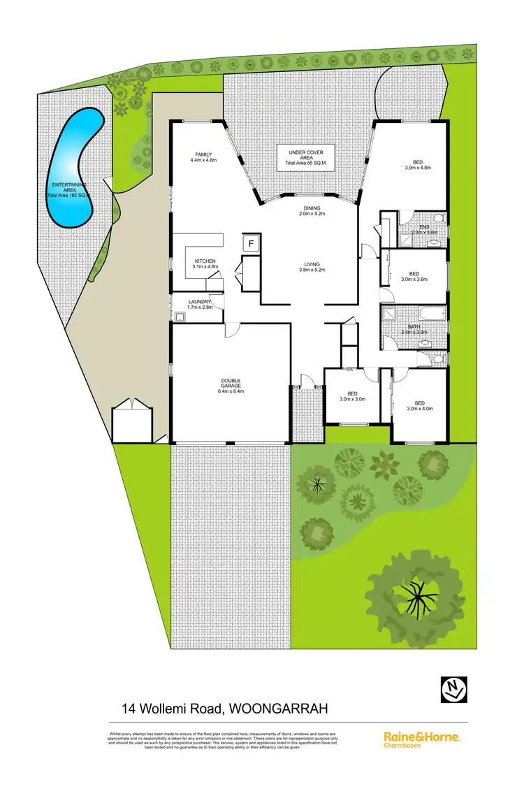 Floorplan of Homely house listing, 14 Wollemi Road, Woongarrah NSW 2259