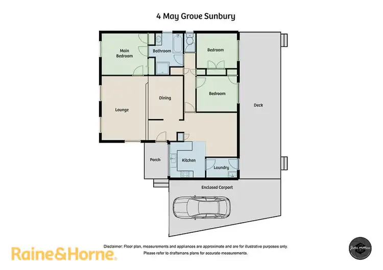 Floorplan of Homely house listing, 4 May Grove, Sunbury VIC 3429