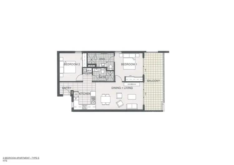 Floorplan of Homely apartment listing, 64/95 Chalgrove Avenue, Rockingham WA 6168