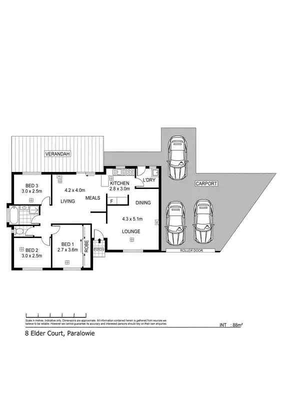 Floorplan of Homely house listing, 8 Elder Court, Paralowie SA 5108
