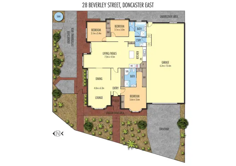 Floorplan of Homely house listing, 28 Beverley Street, Doncaster East VIC 3109