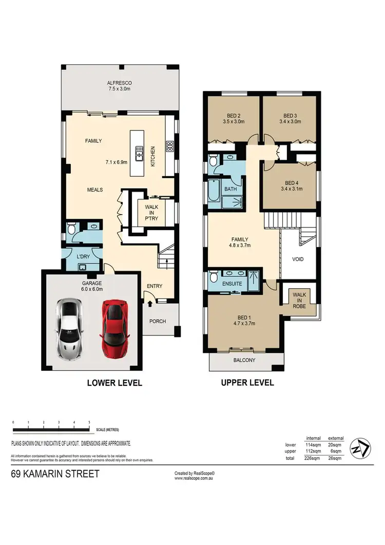 Floorplan of Homely house listing, 69A KAMARIN STREET, Manly West QLD 4179