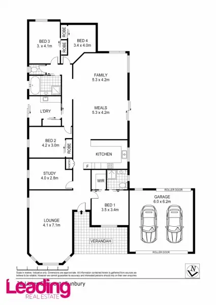 Floorplan of Homely house listing, 22 Lister Crescent, Sunbury VIC 3429