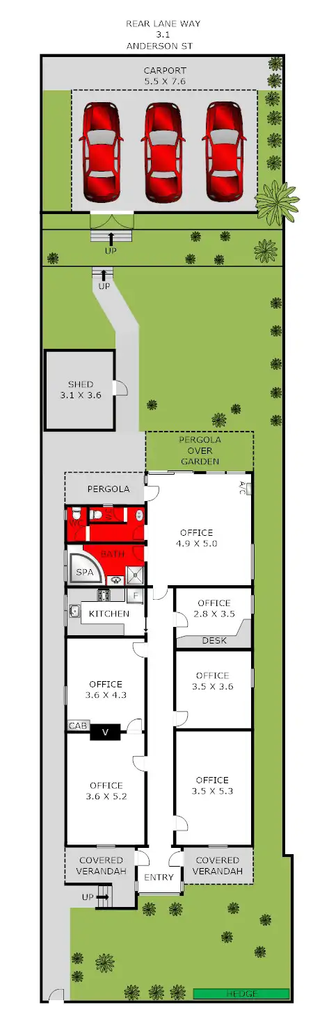 Floorplan of Homely house listing, 3 Villamanta Street, Geelong West VIC 3218
