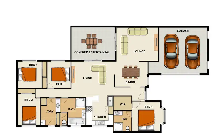Floorplan of Homely house listing, 14 Purdie Pl, Forest Lake QLD 4078