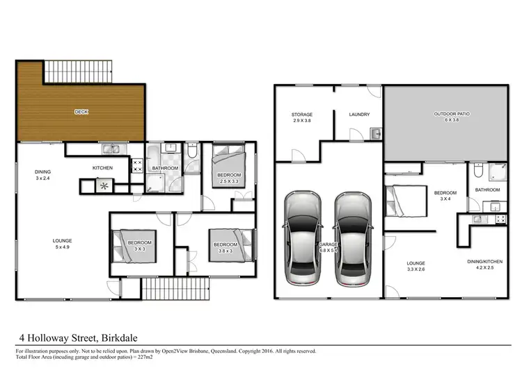 Floorplan of Homely house listing, 4 Holloway Street, Birkdale QLD 4159