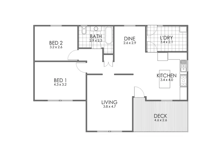 Floorplan of Homely house listing, 11 Charlton Tce, Wanilla SA 5607