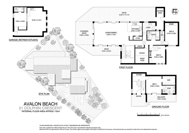 Floorplan of Homely house listing, 51 Dolphin Crescent, Avalon Beach NSW 2107