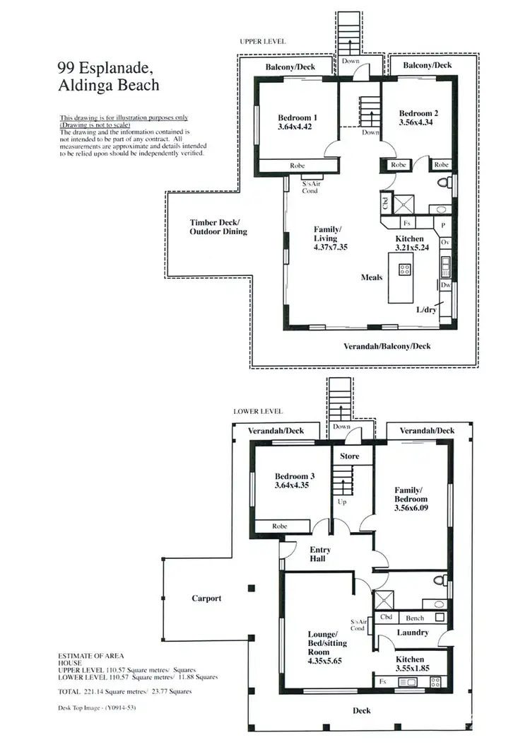 Floorplan of Homely house listing, 99 Esplanade, Aldinga Beach SA 5173