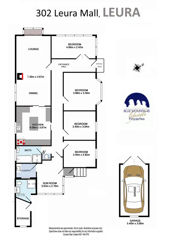 Floorplan of Homely house listing, 302 Leura Mall, Leura NSW 2780