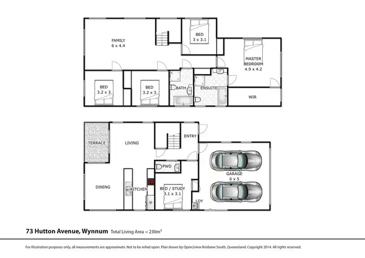 Floorplan of Homely house listing, 73 Hutton Avenue, Wynnum QLD 4178