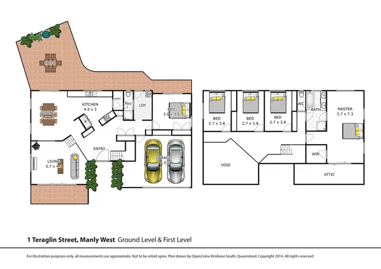 Floorplan of Homely house listing, 1 Teraglin Street, Manly West QLD 4179