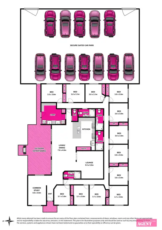 Floorplan of Homely house listing, 4 North Valley Road, Highton VIC 3216