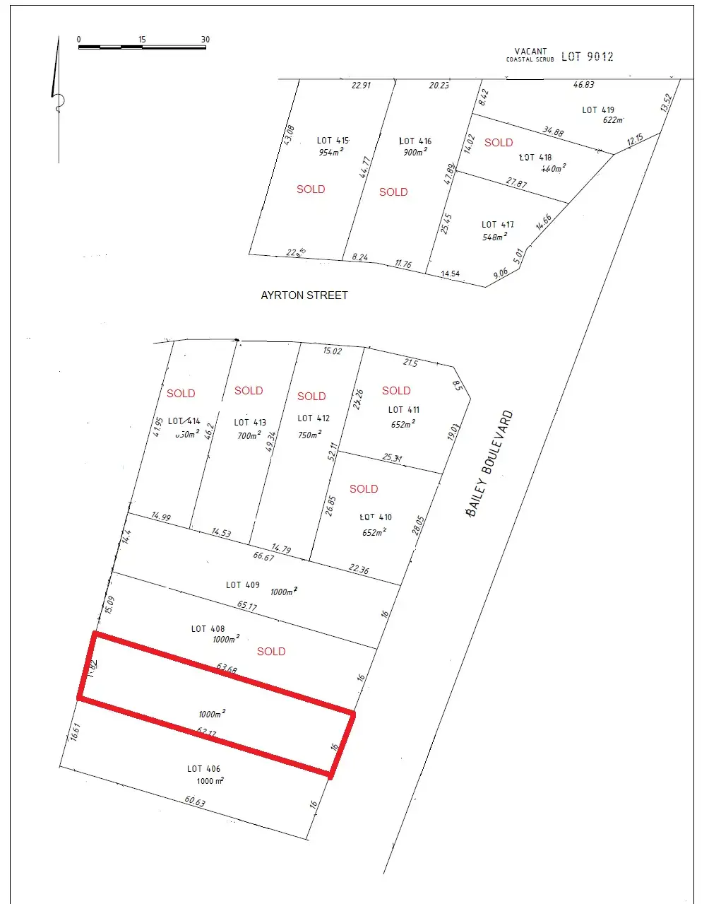 Floorplan of Homely land listing, 143 Bailey Blvd, Dawesville WA 6211