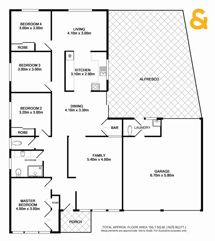 Floorplan of Homely house listing, 16 Condello Crescent, Edensor Park NSW 2176