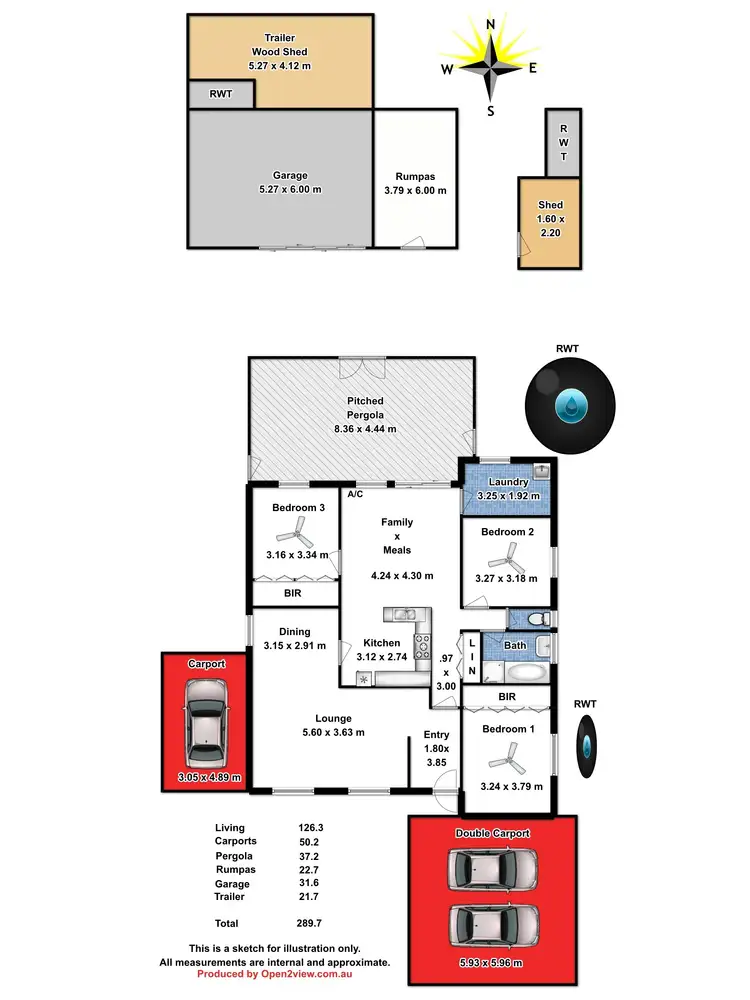 Floorplan of Homely house listing, 12 Duke Avenue, Modbury Heights SA 5092