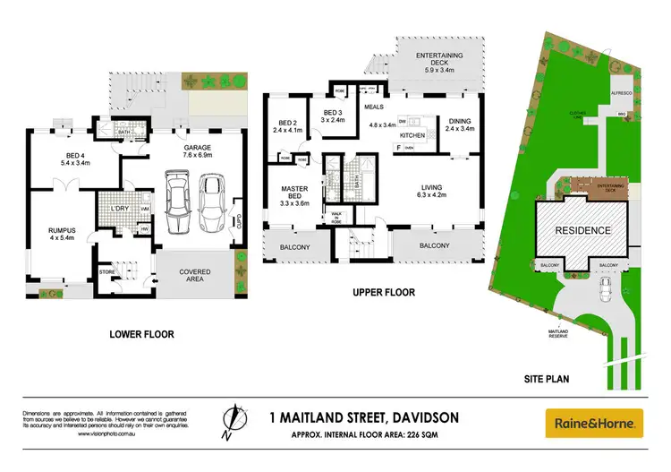Floorplan of Homely house listing, 1 Maitland Street, Davidson NSW 2085