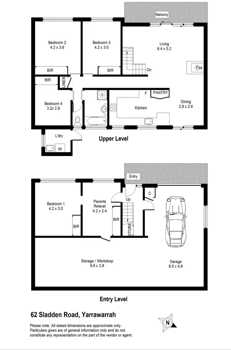 Floorplan of Homely house listing, 62 Sladden Road, Yarrawarrah NSW 2233