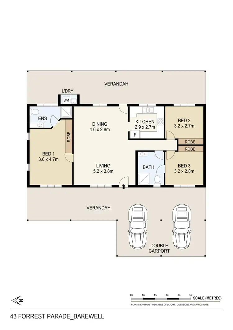 Floorplan of Homely house listing, 43 Forrest Parade, Bakewell NT 832