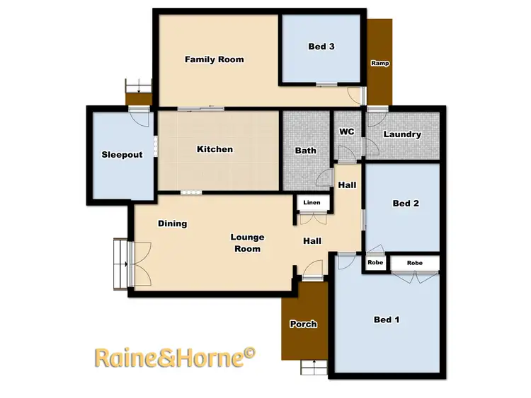 Floorplan of Homely house listing, 6 Hampden Street, Dubbo NSW 2830