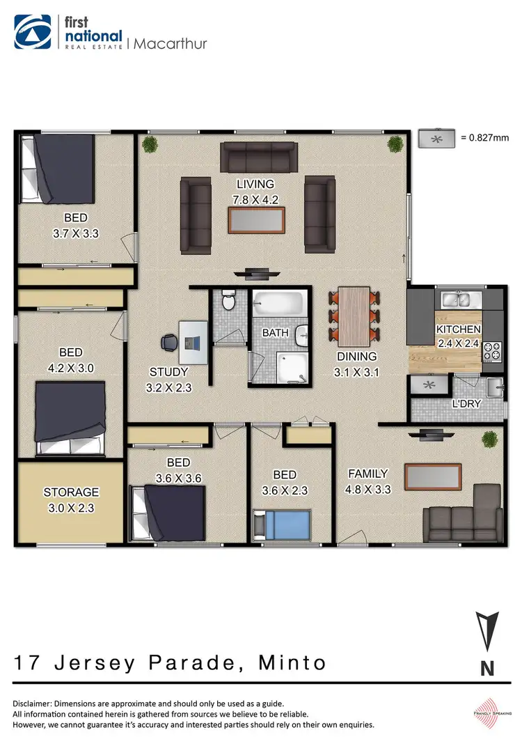 Floorplan of Homely house listing, 17 Jersey Parade, Minto NSW 2566