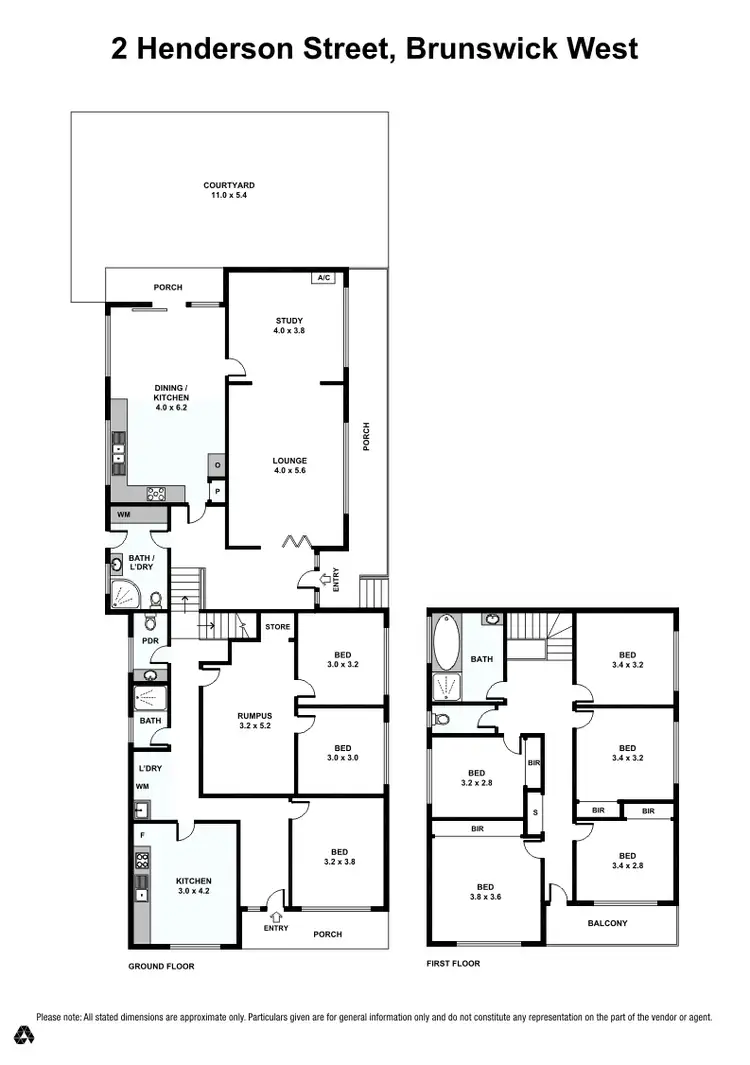 Floorplan of Homely house listing, 2 Henderson Street, Brunswick West VIC 3055