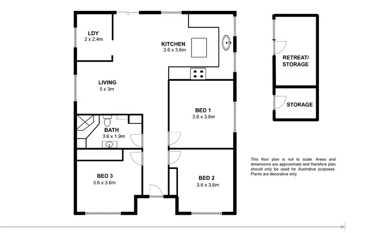 Floorplan of Homely house listing, 72 Blair Street, New Norfolk TAS 7140