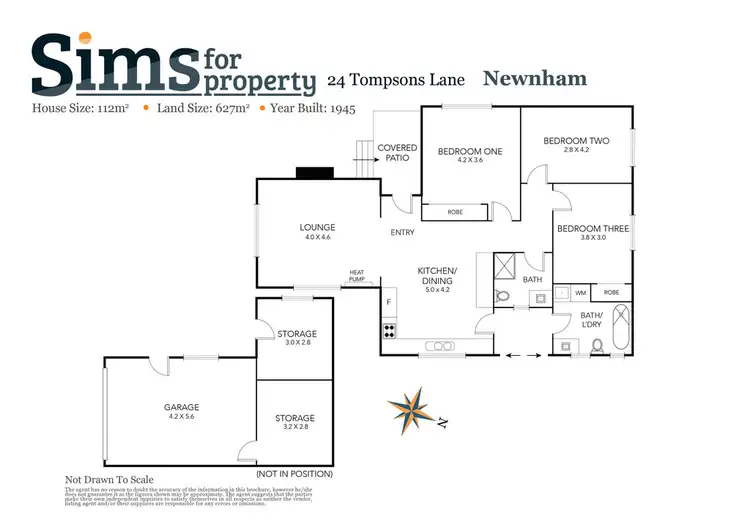 Floorplan of Homely house listing, 24 Tompson Lane, Newnham TAS 7248