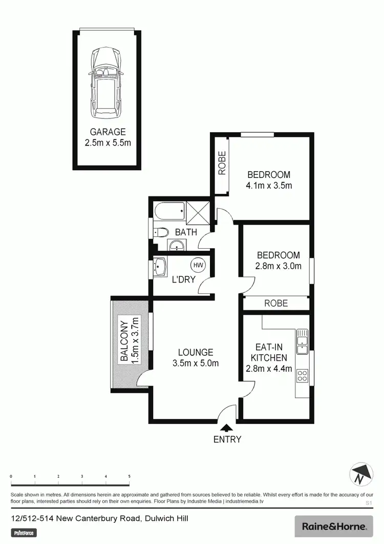 Floorplan of Homely apartment listing, 12/512-514 New Canterbury Road, Dulwich Hill NSW 2203