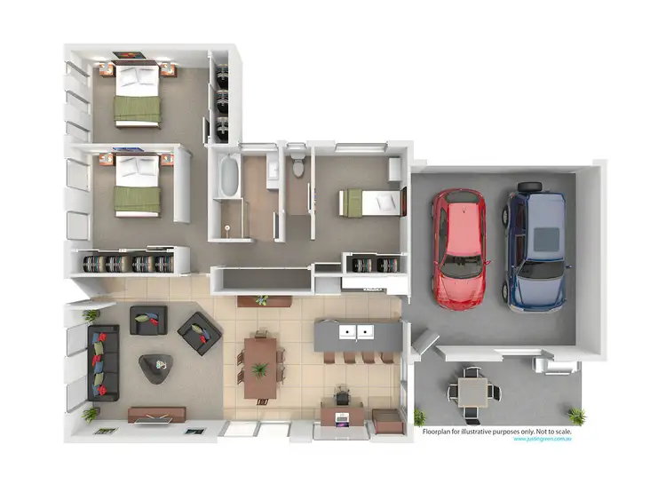 Floorplan of Homely unit listing, 1/14 Willang Crescent, Glenfield Park NSW 2650