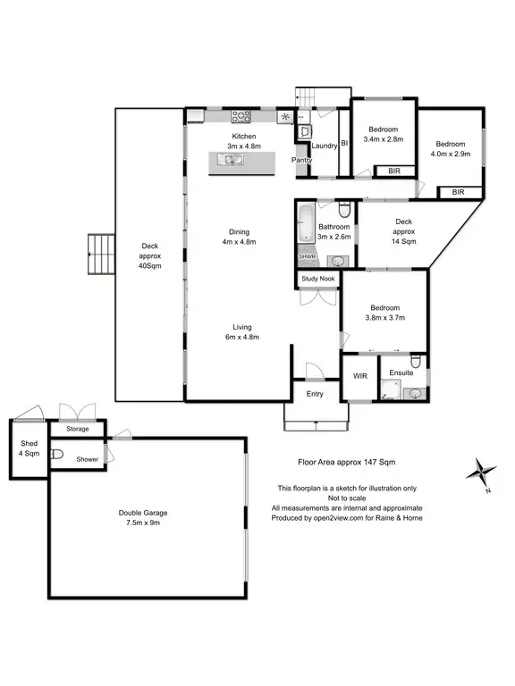 Floorplan of Homely house listing, 22 Pendell Drive, Forcett TAS 7173