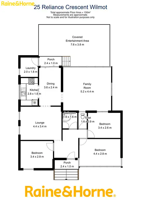 Floorplan of Homely house listing, 25 & 25A Reliance Crescent, Willmot NSW 2770