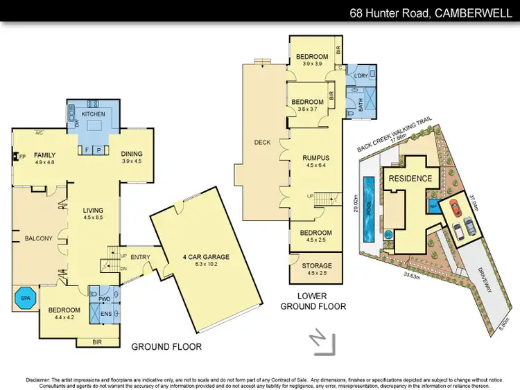 Floorplan of Homely house listing, 68 Hunter Road, Camberwell VIC 3124
