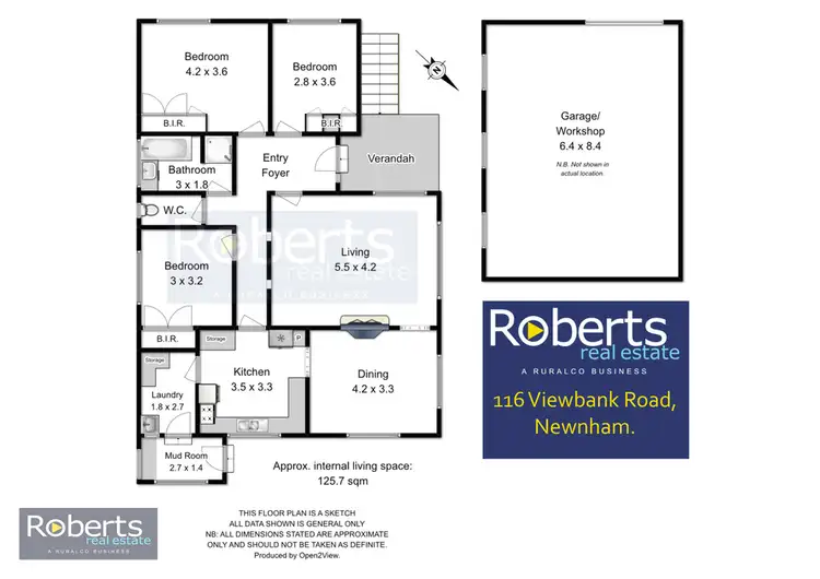 Floorplan of Homely house listing, 116 Viewbank Road, Newnham TAS 7248